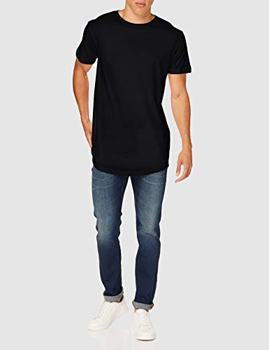 Build Your Brand herr Shaped Long Tee T-tröja