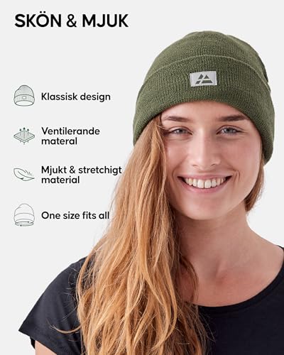 DANISH ENDURANCE Mössa i återvunnen Polyester, Vinter & Höst, Unisex, Varm