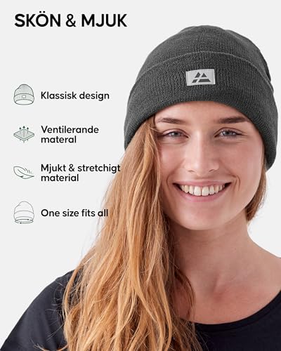 DANISH ENDURANCE Mössa i återvunnen Polyester, Vinter & Höst, Unisex, Varm