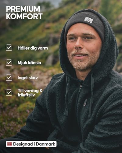 DANISH ENDURANCE Mössa i återvunnen Polyester, Vinter & Höst, Unisex, Varm