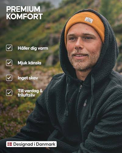 DANISH ENDURANCE Mössa i återvunnen Polyester, Vinter & Höst, Unisex, Varm