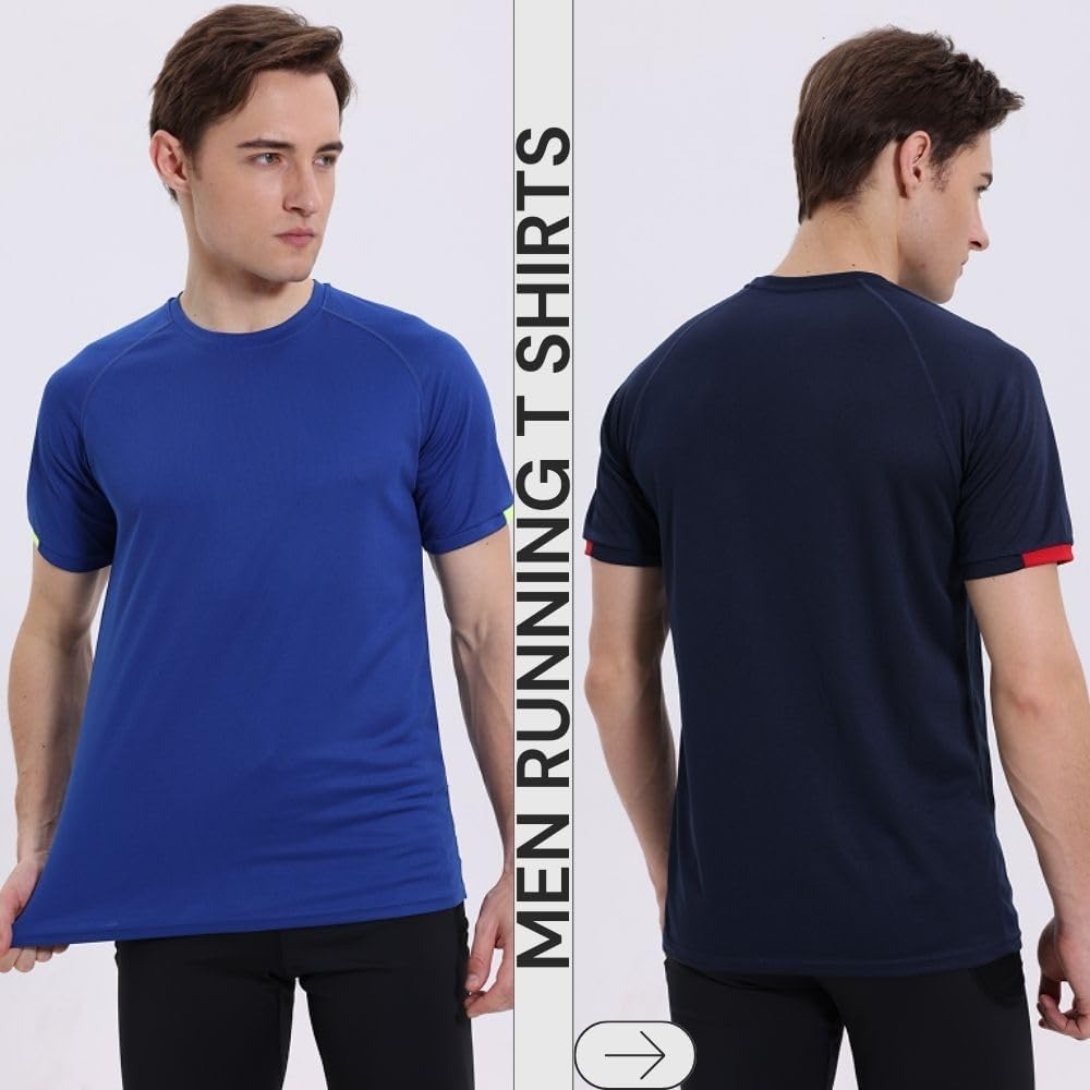 Sport-t-shirt rund hals 6 pack