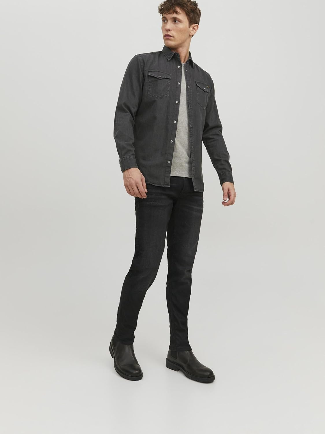 JACK & JONES jeansskjorta